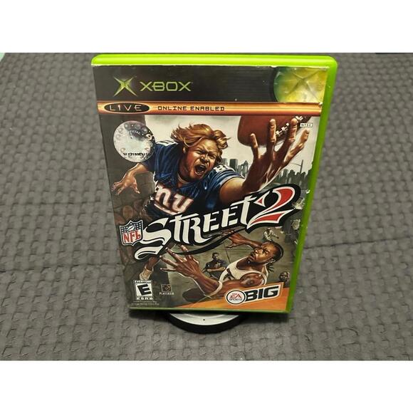 NFL Street 1 + 2 (Original Microsoft Xbox) Black Label CIB COMPLETE & TESTED - Picture 3 of 10